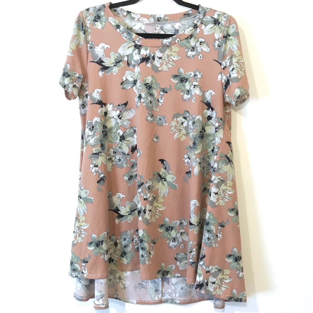 Short Sleeve Floral Dress